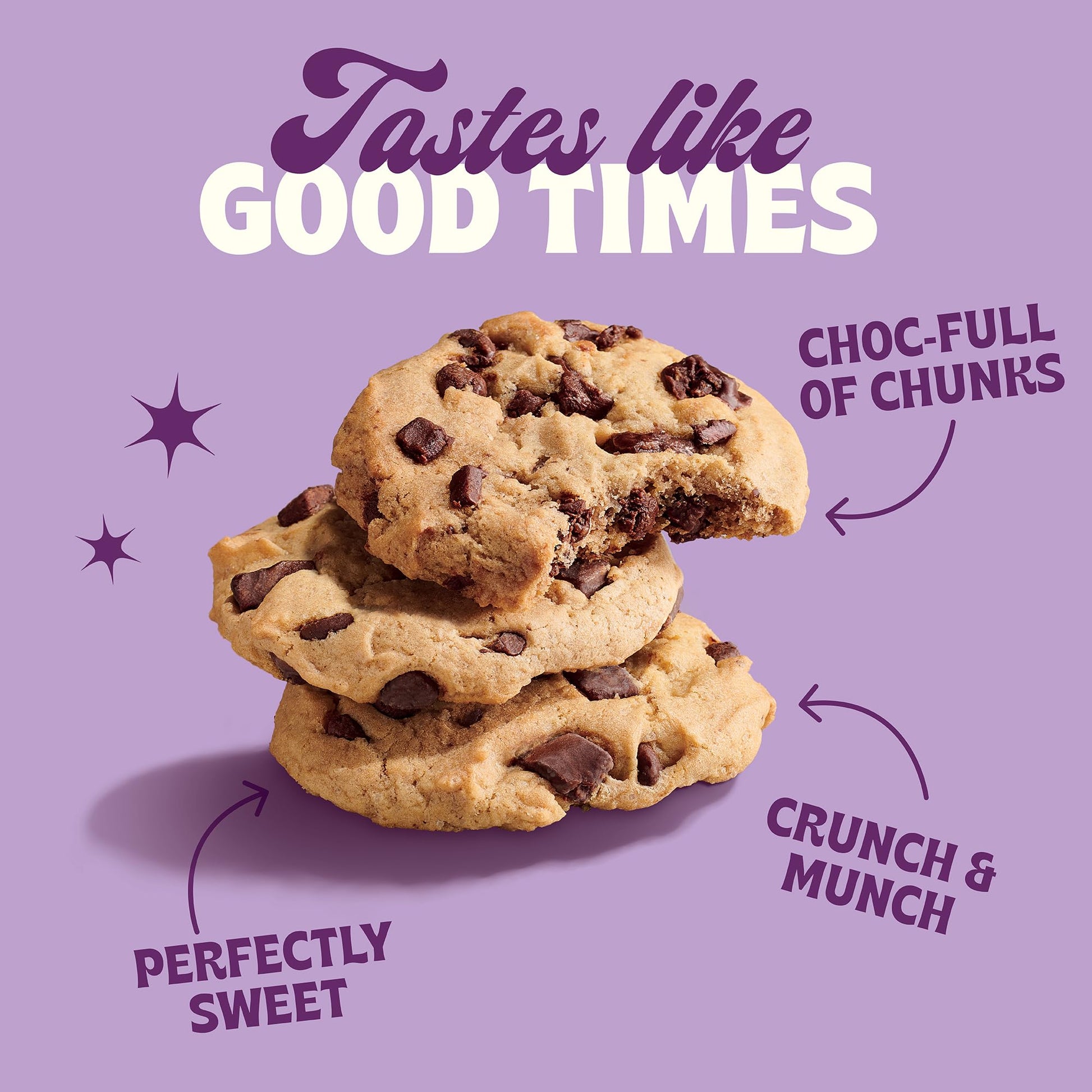 Back to Nature Chocolate Chunk Cookies, Plant-Based, Non-GMO, Vegan Friendly, Made with Wheat Flour, Snack Happy, 7.5 oz Box