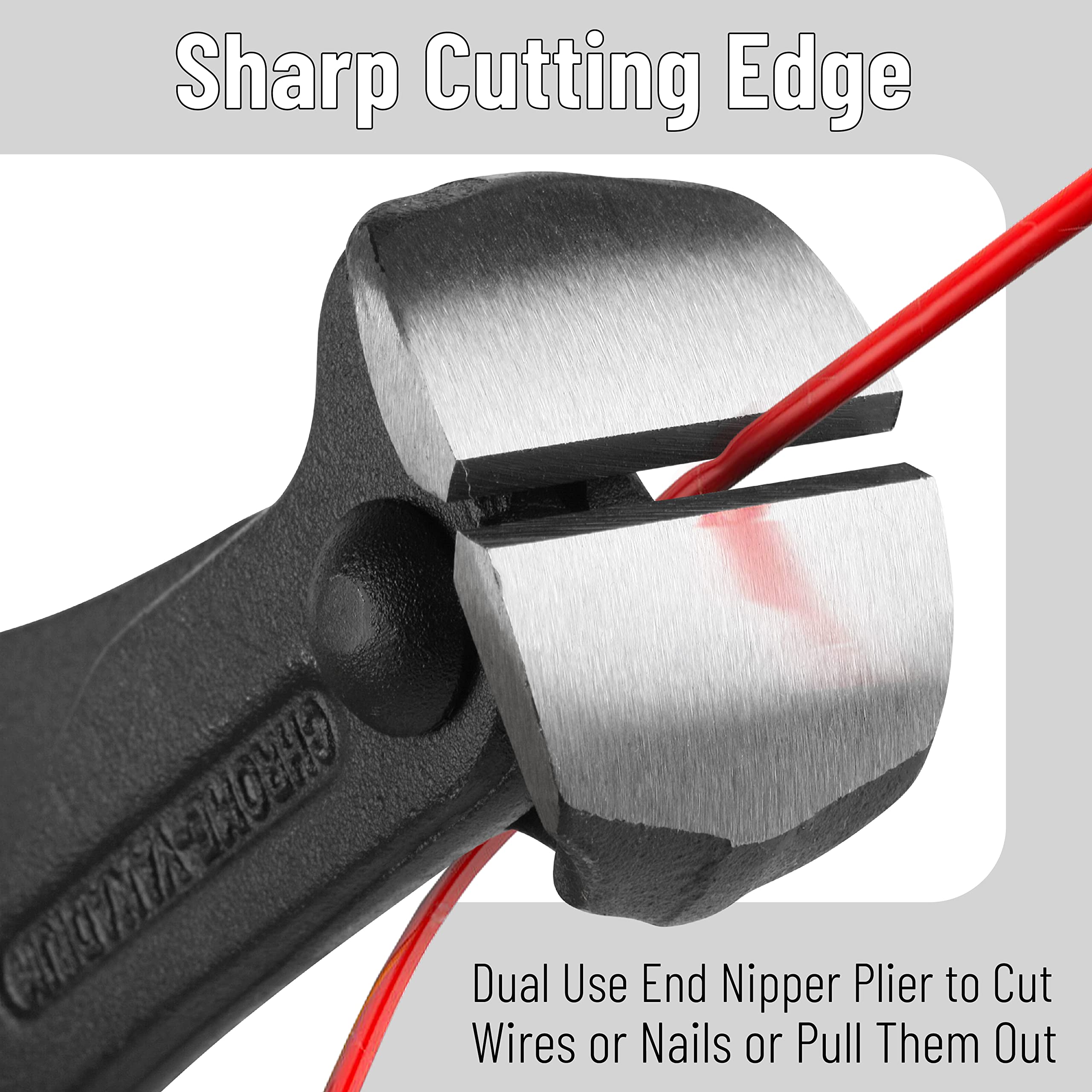 Bates Nail Puller - Cat's Paw Nail Puller & Remover, End Cutting Pliers, Staple Puller, Carpenter's Tool