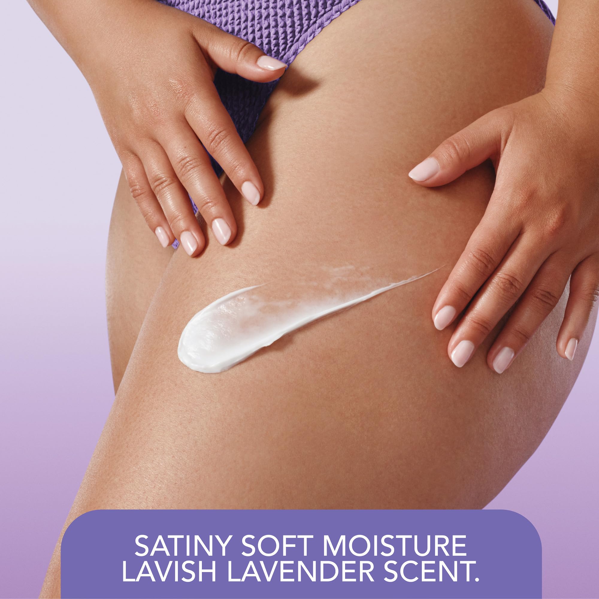 Jergens Shea Fusion Lavender Dreams Body Lotion, Moisturizer with Shea Butter & Vitamin E, 14 Fl Oz