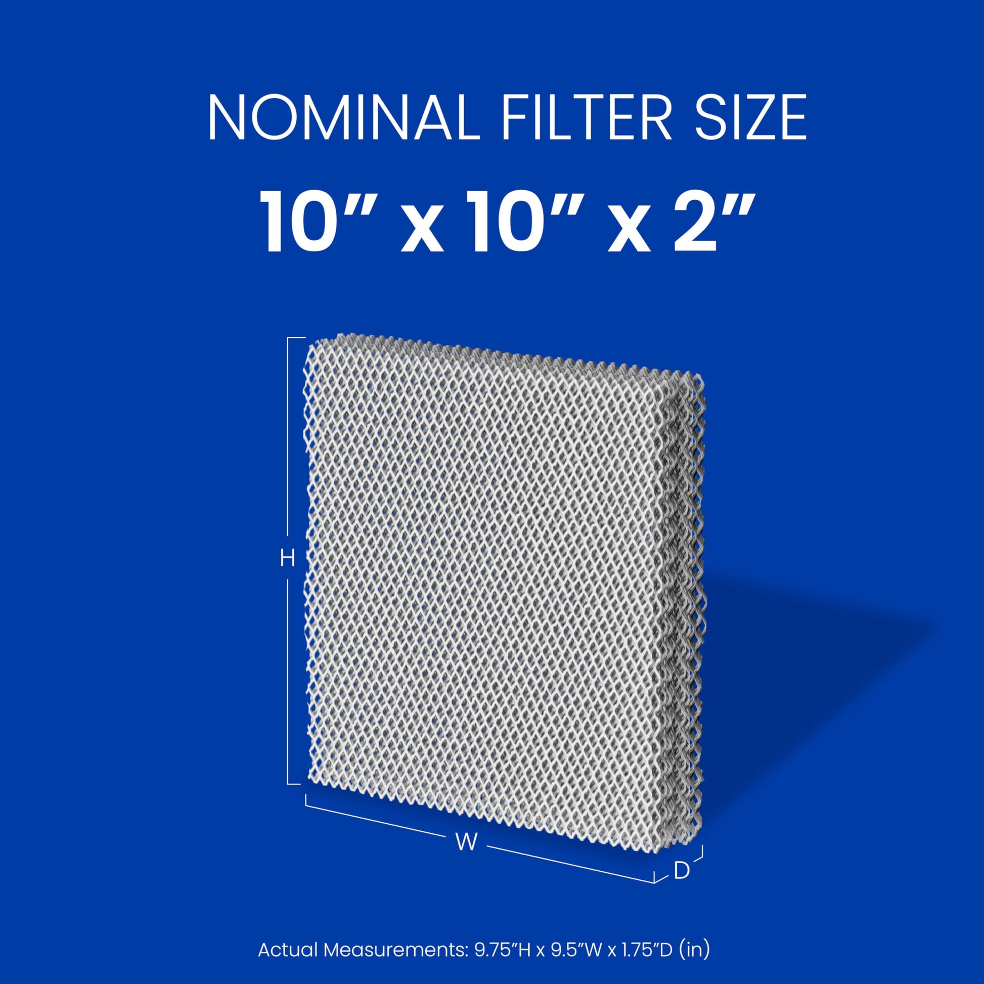 AprilAire 10 Water Panel Humidifier Filter Replacement for AprilAire Whole-House Humidifier Models 110, 220, 500, 500A, 500M, 550, 550A, 558 (Pack of 2)