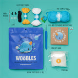 The Woobles Beginners Crochet Kit with Easy Peasy Yarn as seen on Shark Tank - with Step-by-Step Video Tutorials - JoJo The Bunny