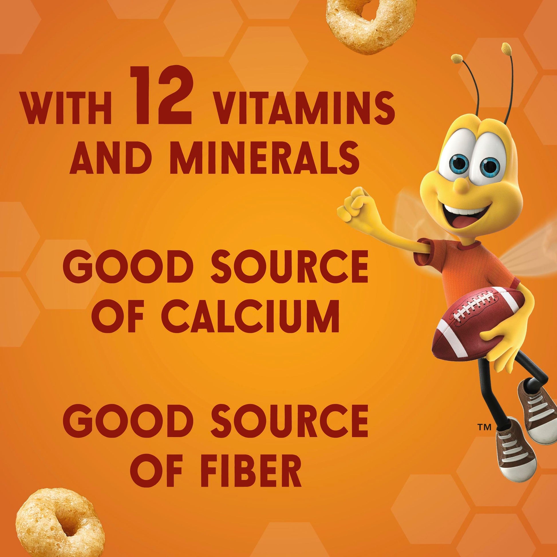 Honey Nut Cheerios, Heart Healthy Gluten Free Breakfast Cereal with Whole Grain Oats, 10.8 oz