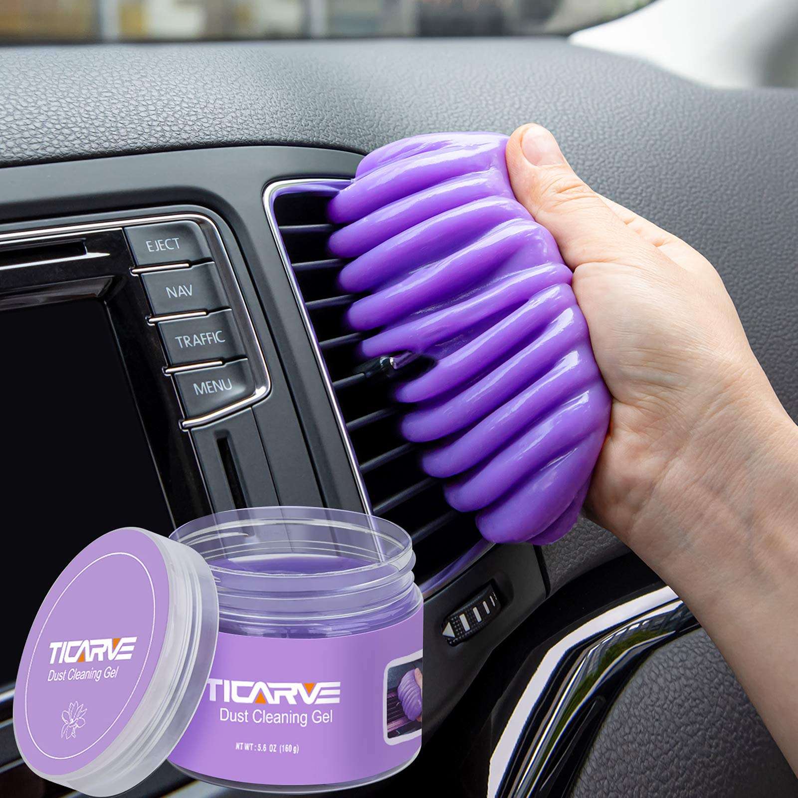 TICARVE Cleaning Gel for Car Detail Tools Car Cleaning Automotive Dust Air Vent Interior Detail Putty Universal Dust Cleaner for Auto Laptop Car Slime Cleaner
