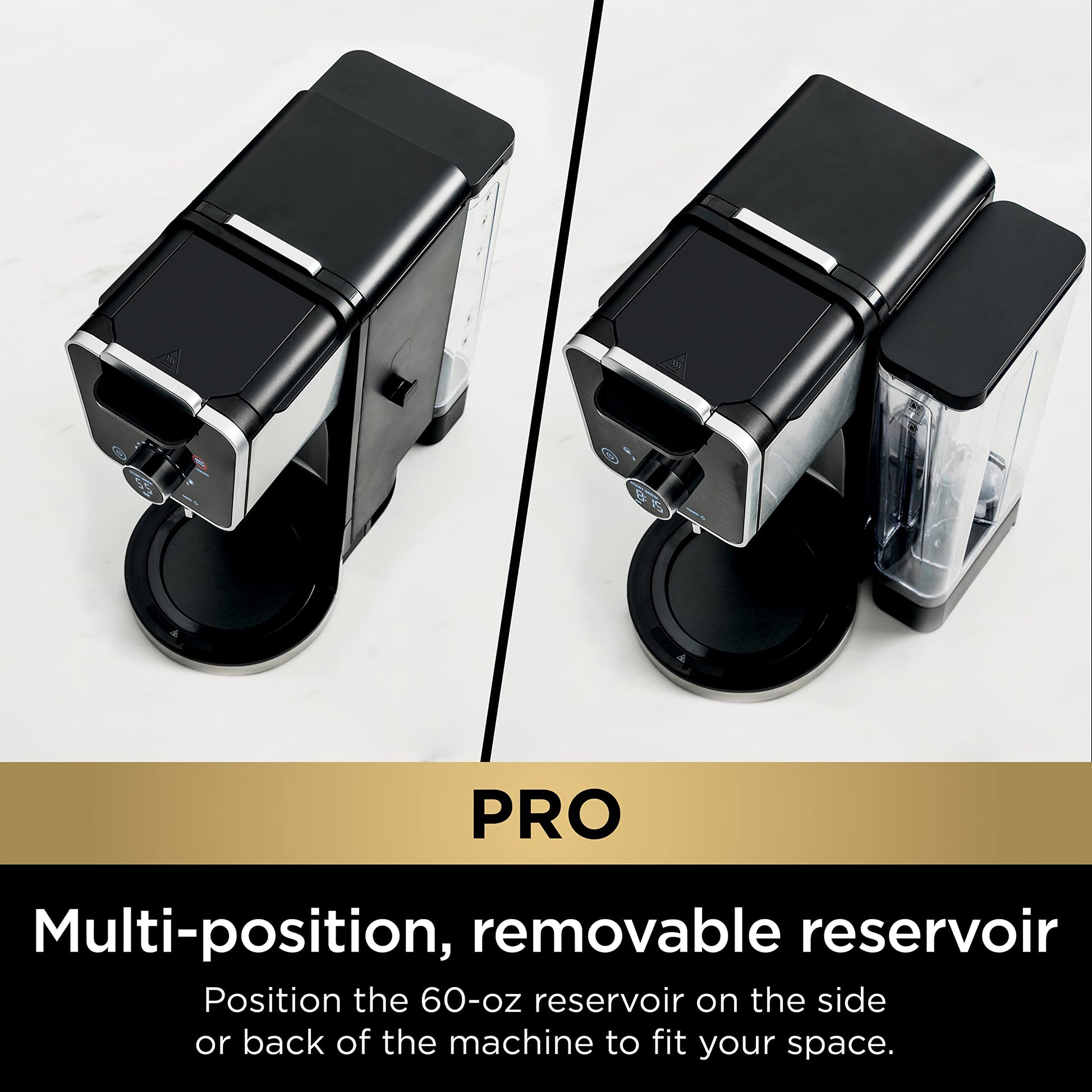 Ninja Hot and Iced Coffee Maker, Single Serve Coffee Maker and Drip Coffee Machine, DualBrew Pro Specialty 12-Cup with K-Cup Combo, Includes Permanent Filter, CFP307