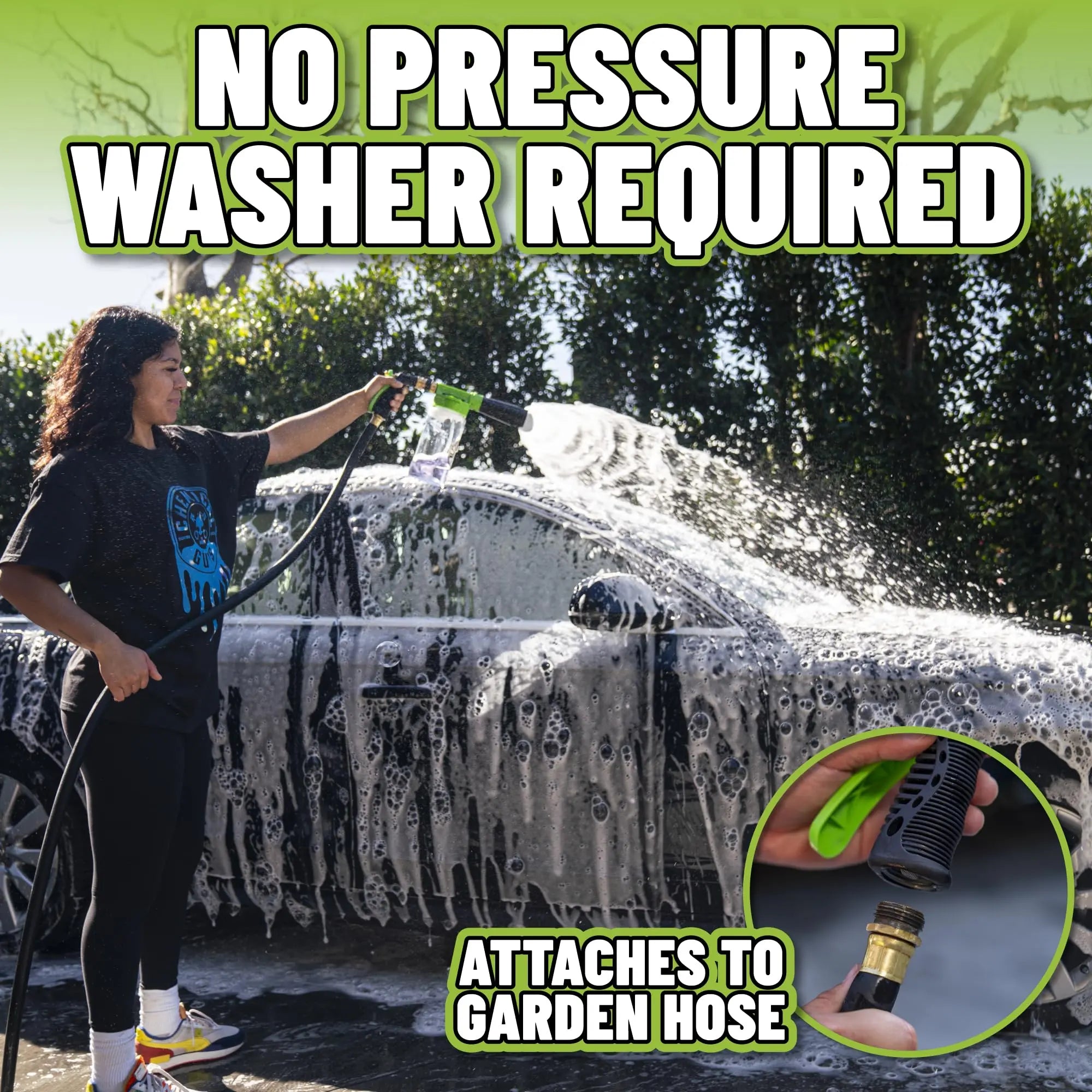 Chemical Guys ACC_326 – TORQ Foam Blaster 6 Foam Wash Gun – The Ultimate Car Wash Foamer that Connects to Any Garden Hose