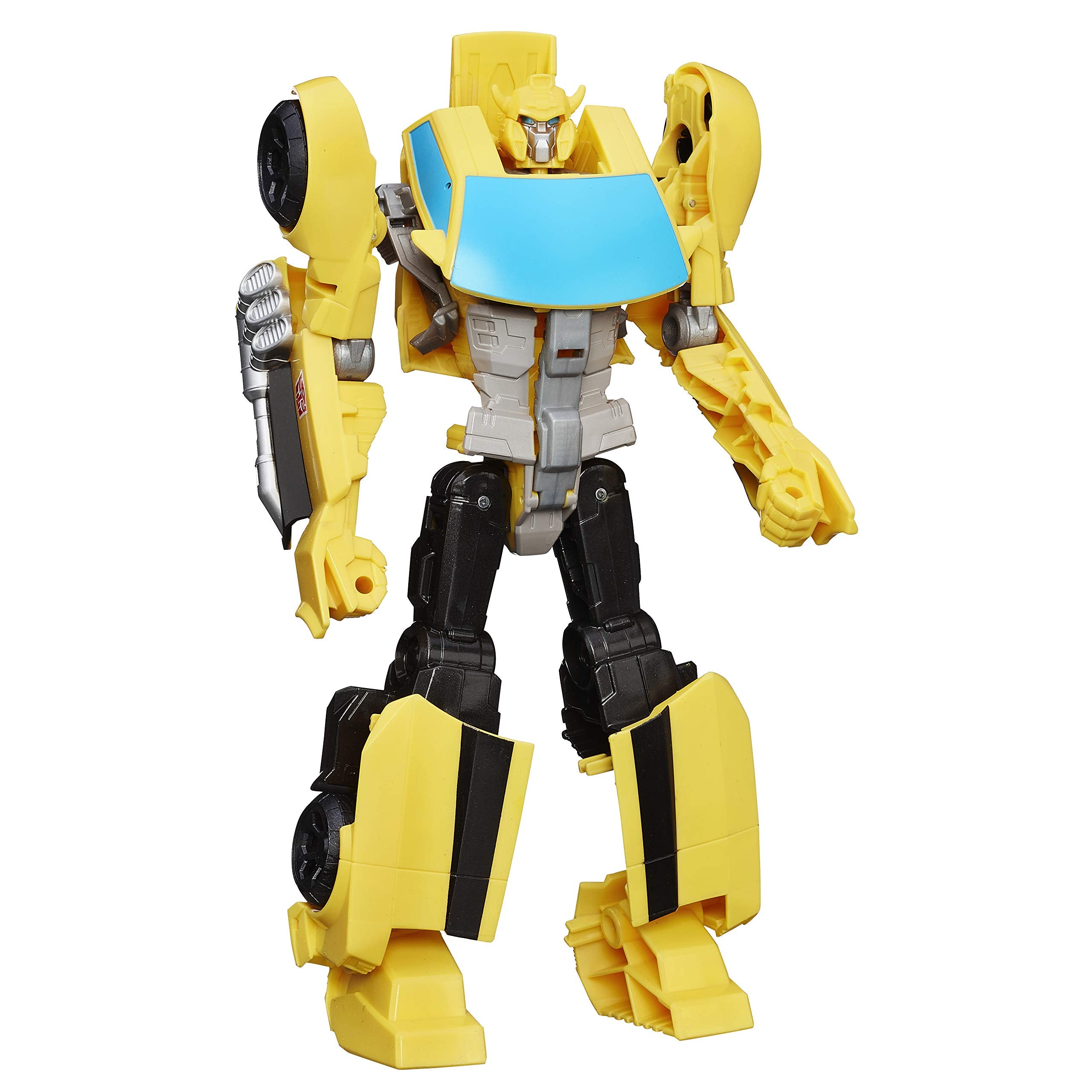 Transformers Toys Heroic Bumblebee Action Figure - Timeless Large-Scale Figure, Changes into Yellow Toy Car, 11" ( Exclusive)