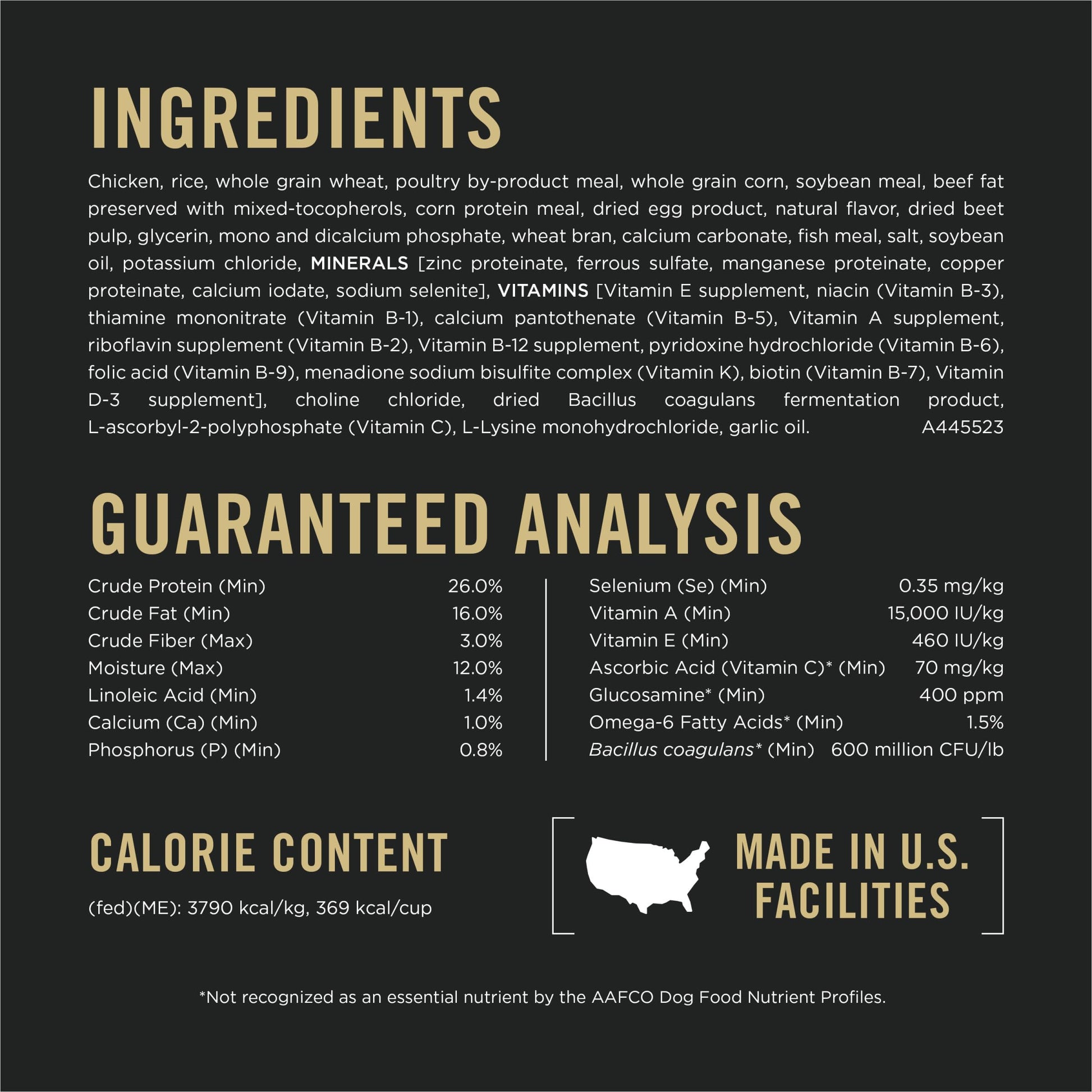 Purina Pro Plan Complete Essentials Shredded Blend Chicken and Rice Dog Food Dry Formula with Probiotics for Dogs - 35 lb. Bag