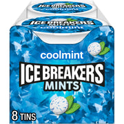 ICE BREAKERS Coolmint Sugar Free Mints Tins, 1.5 oz (8 Count)