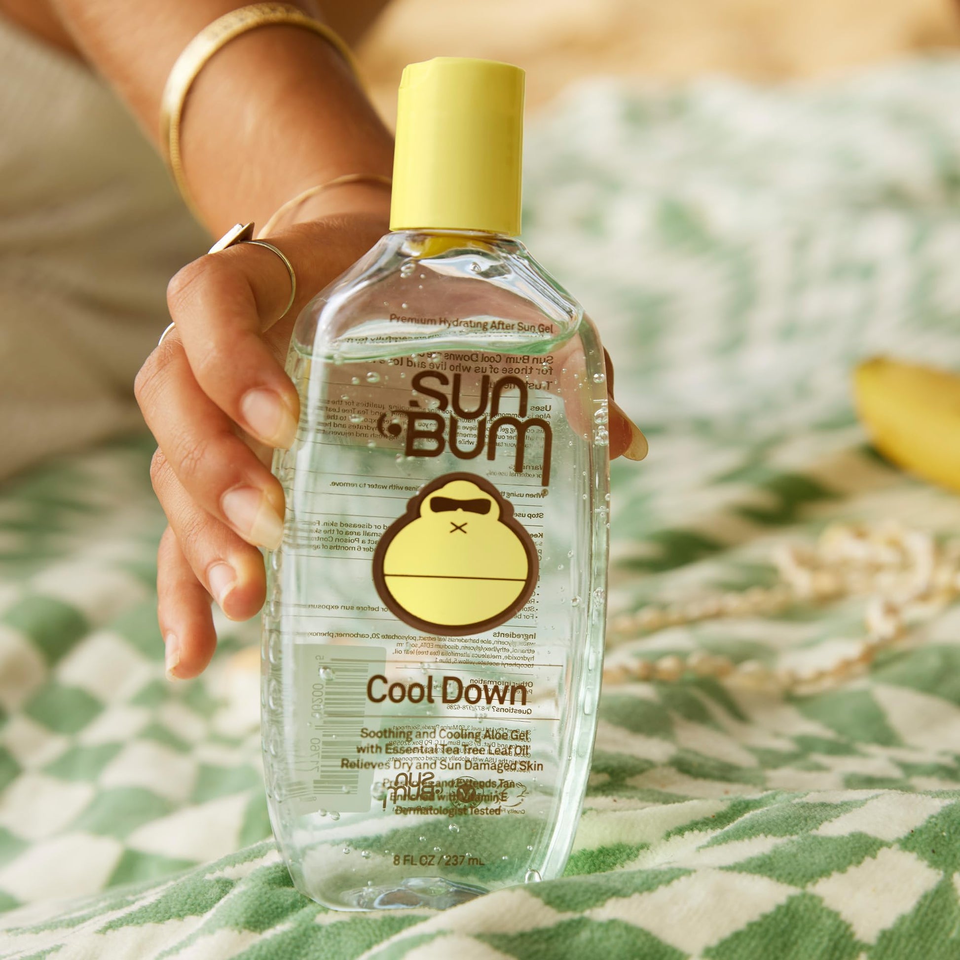 Sun Bum Cool Down Aloe Vera Gel - Vegan After Sun Care to Soothe and Hydrate Sunburn - 8 oz