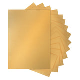 Silunkia 28 Sheets Shimmer Gold Cardstock 8.5 x 11 Metallic Paper, 250gsm/92lb Premium Glossy Paper Card Stock for DIY Cards Making, Anniversaries, Wedding Invitations, Paper Crafting, Greeting Cards