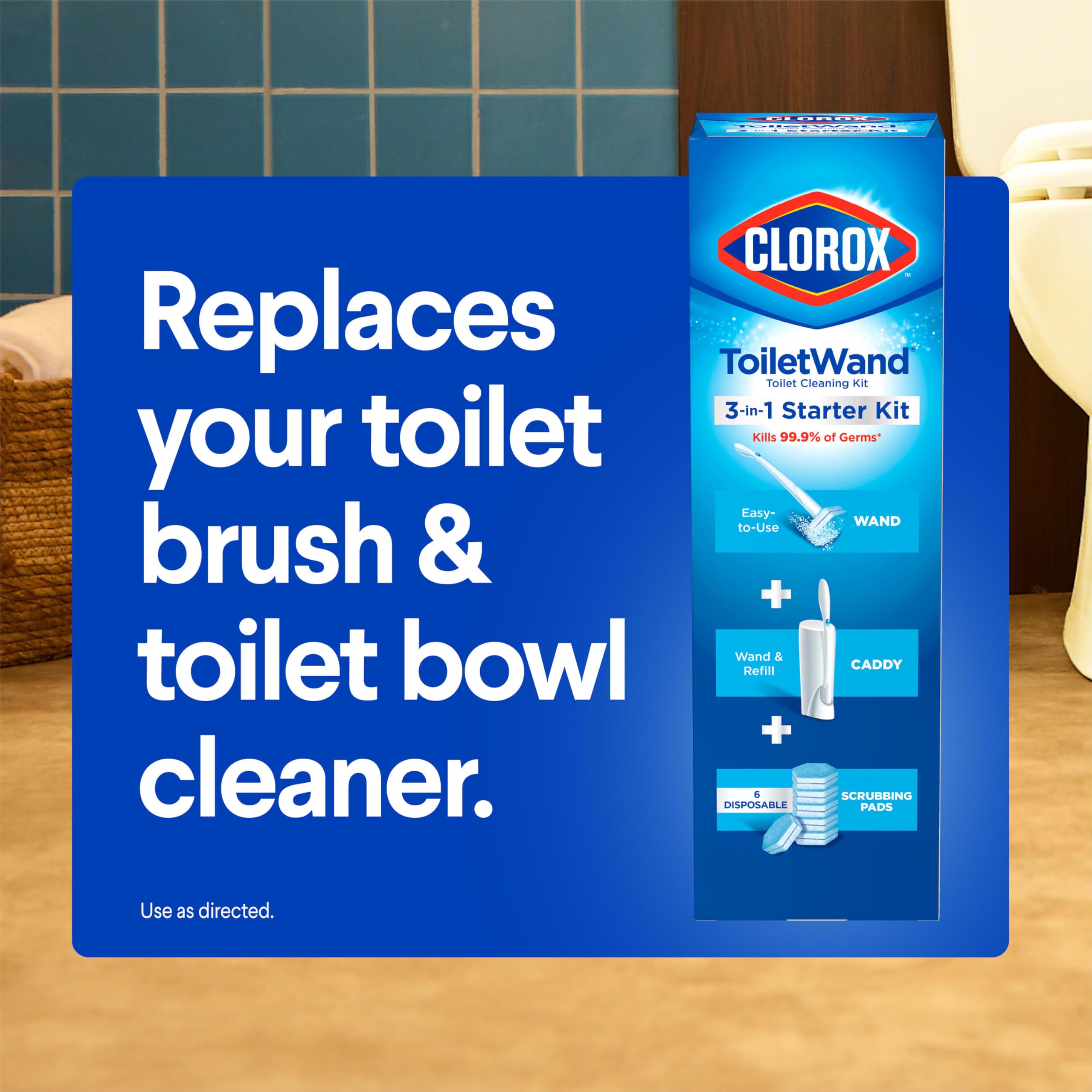 Clorox ToiletWand Disposable Toilet Cleaning Refill, 20ct Original Scent