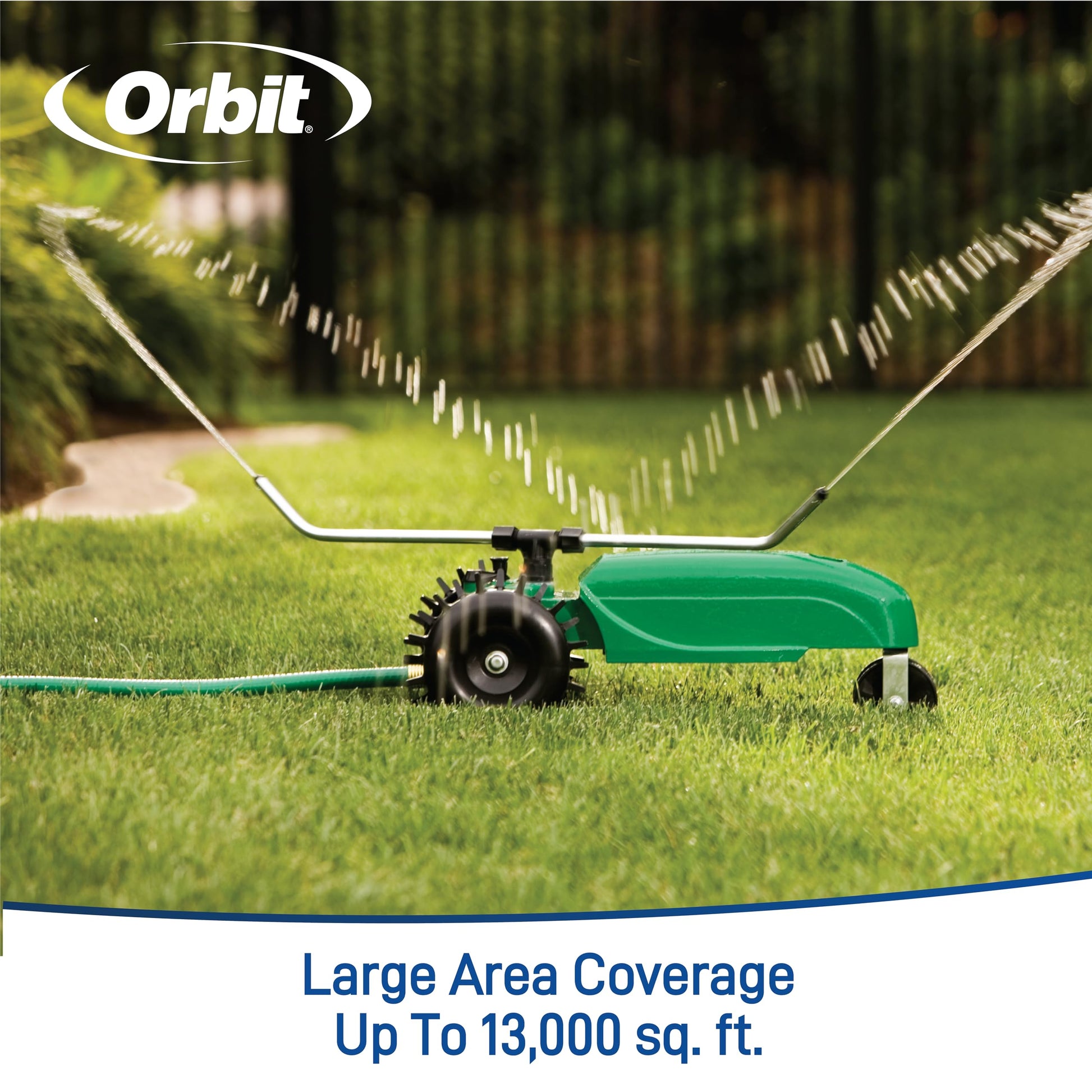 Orbit 58322 Traveling Tractor Water Sprinkler
