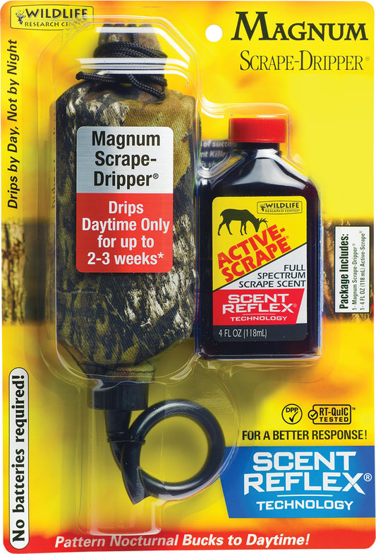 Wildlife Research 385 Magnum Dripper Active-Scrape Combo, 4 Fluid Ounces,Camouflage,Medium