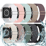 10 Pack Stretchy Bands Compatible with Apple Watch Band 40mm 38mm 41mm 42mm 44mm 45mm 46mm 49mm Women Men, Water-Resistant Solo Loop Elastic Sport Straps for iWatch Series 10 9 8 7 6 5 4 3 SE Ultra