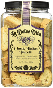 La Dolce Vita Classic Italian Biscotti Almond, 40 Ounce