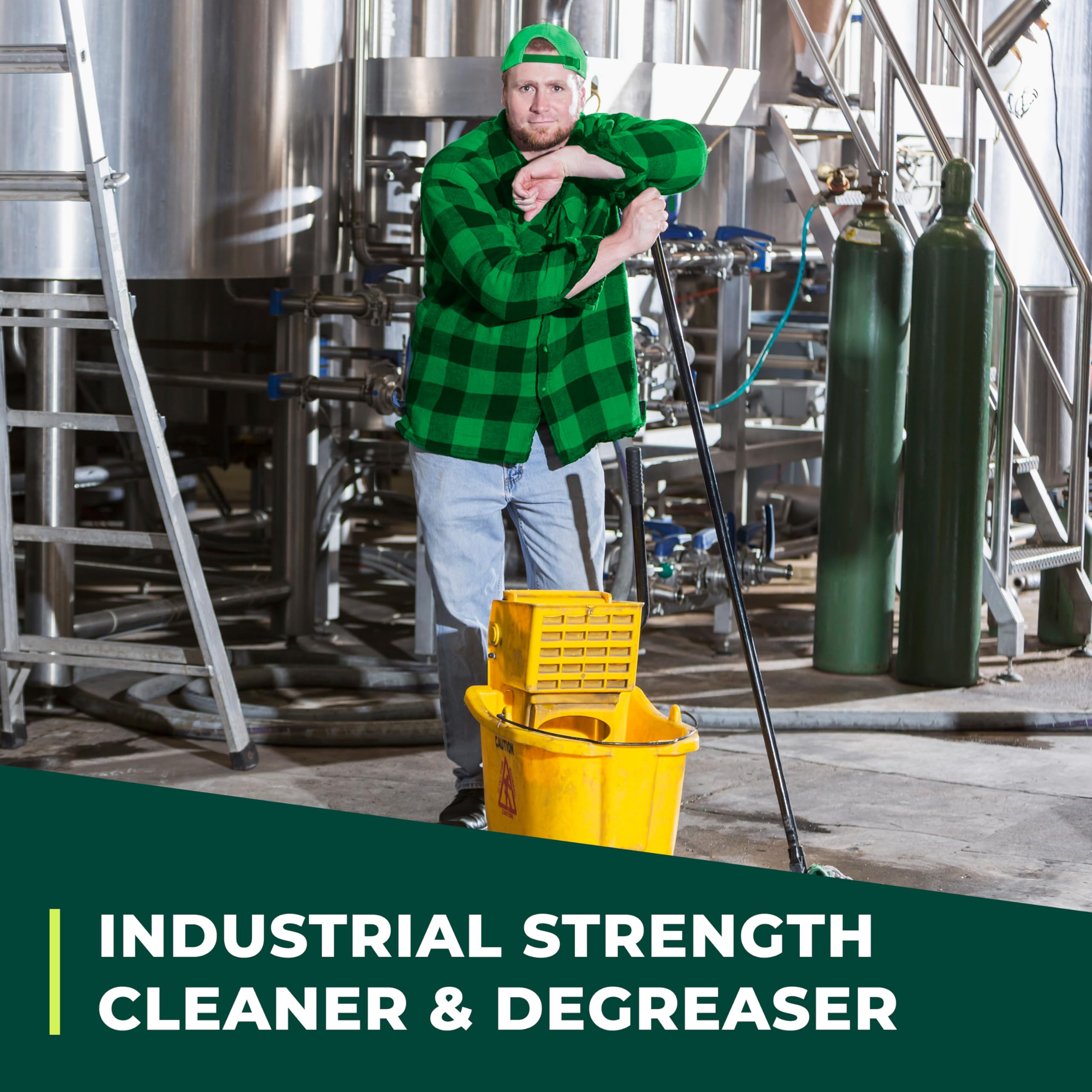 Simple Green 13005CT Industrial Cleaner and Degreaser, Concentrated, 127.8 Fl Oz, Pack of 1, White