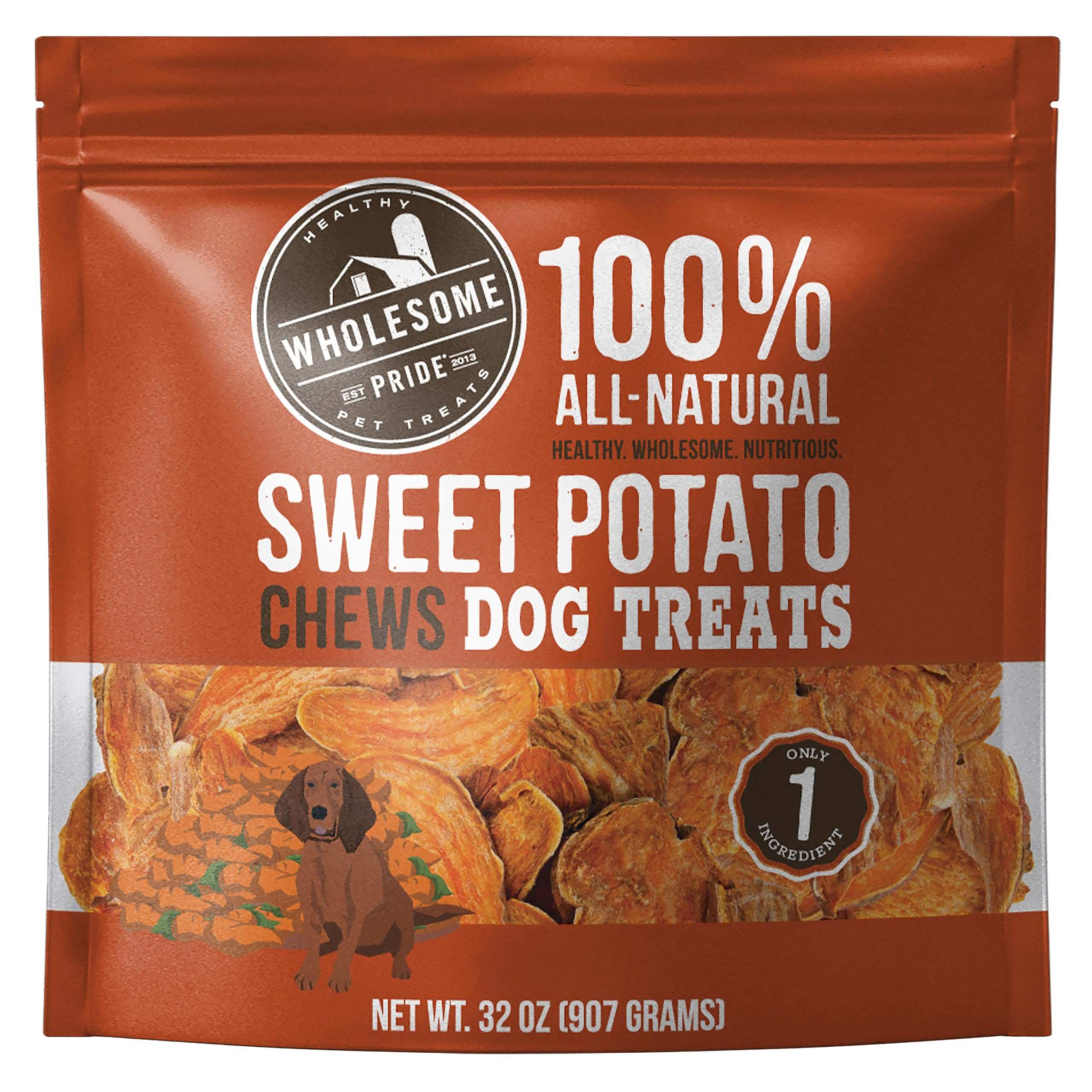 Wholesome Pride Sweet Potato Fries All-Natural Single Ingredient Dog Treats, 16 oz