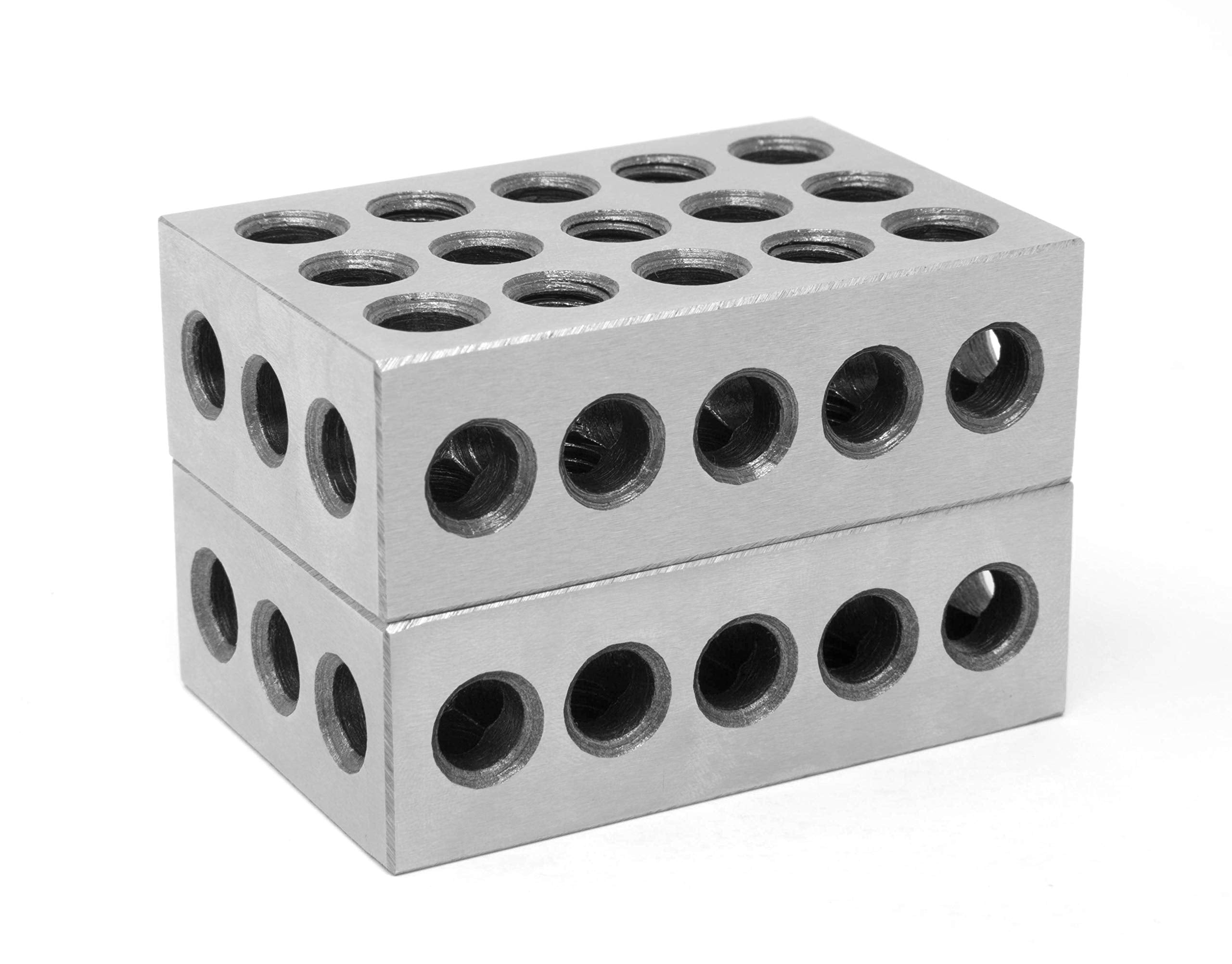 WEN 10423 3 x 2 x 1-Inch Steel-Hardened Precision 123 Blocks, Two Pack