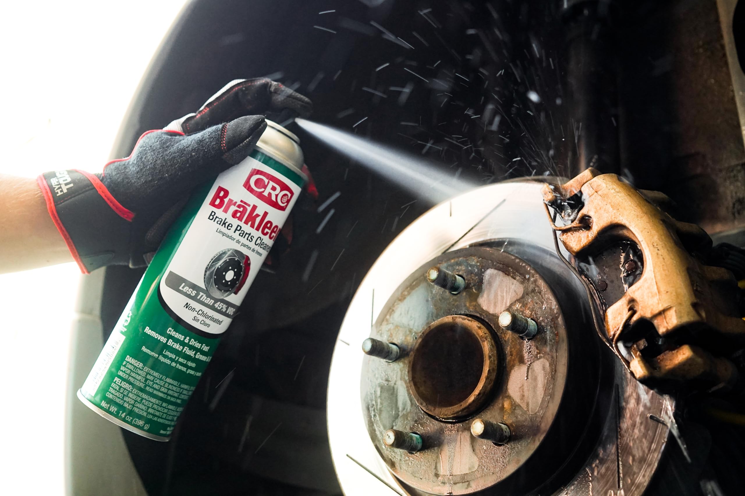 CRC (05084-12PK) Brakleen Non-Chlorinated Brake Parts Cleaner - 14 oz., (Pack of 12)