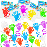 40 Pcs Sticky Hands For Kids Party Favor Goodie Bag Stuffer Stretchy Treasure Box Toy Exchange Classroom Prize Bulk Toy Pinata Filler School Gift Bag Small Favors Slap Hand Christmas Party Supplies