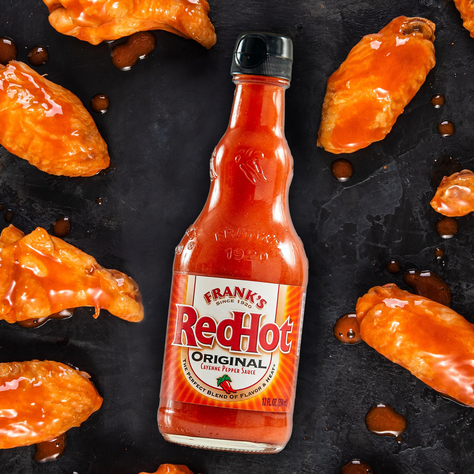 Franks RedHot Original Hot Sauce, 12 fl oz