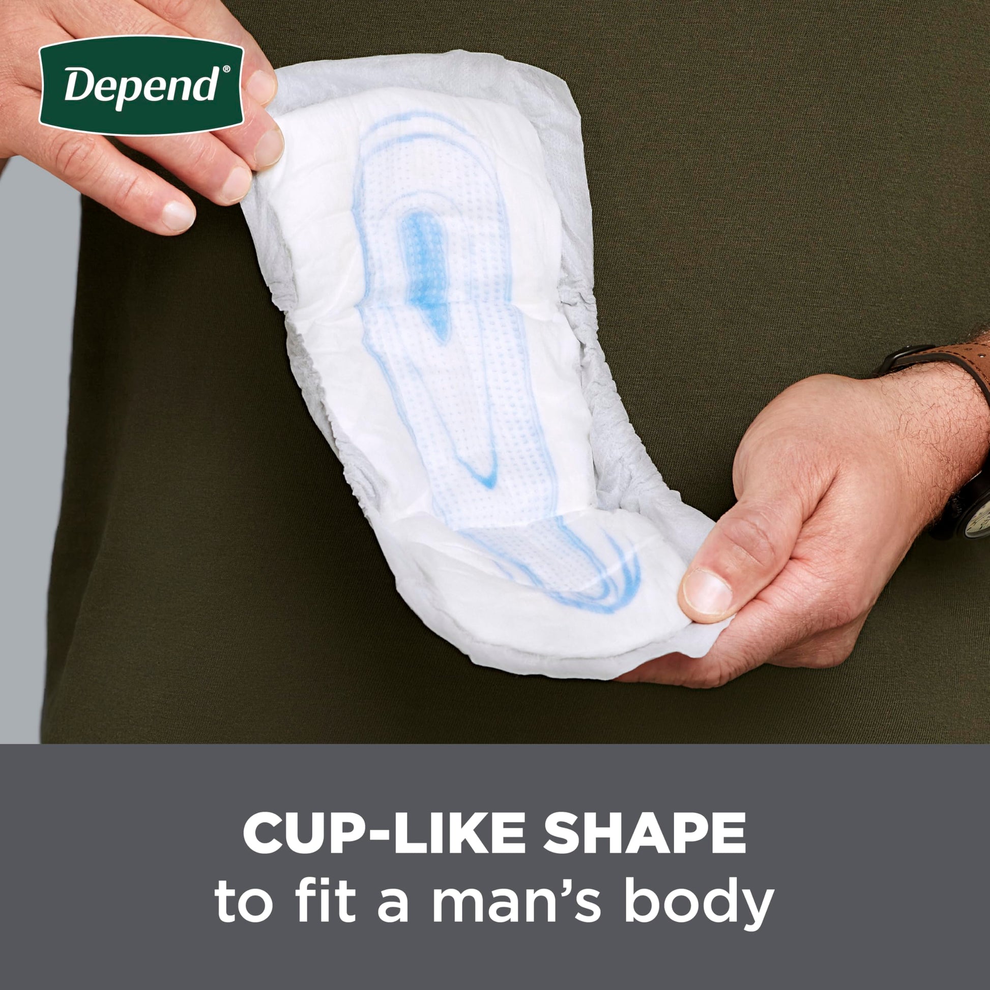 Depend Guards Incontinence Pads for Men, Maximum Absorbency, 104 Count (2 Packs of 52), Packaging May Vary