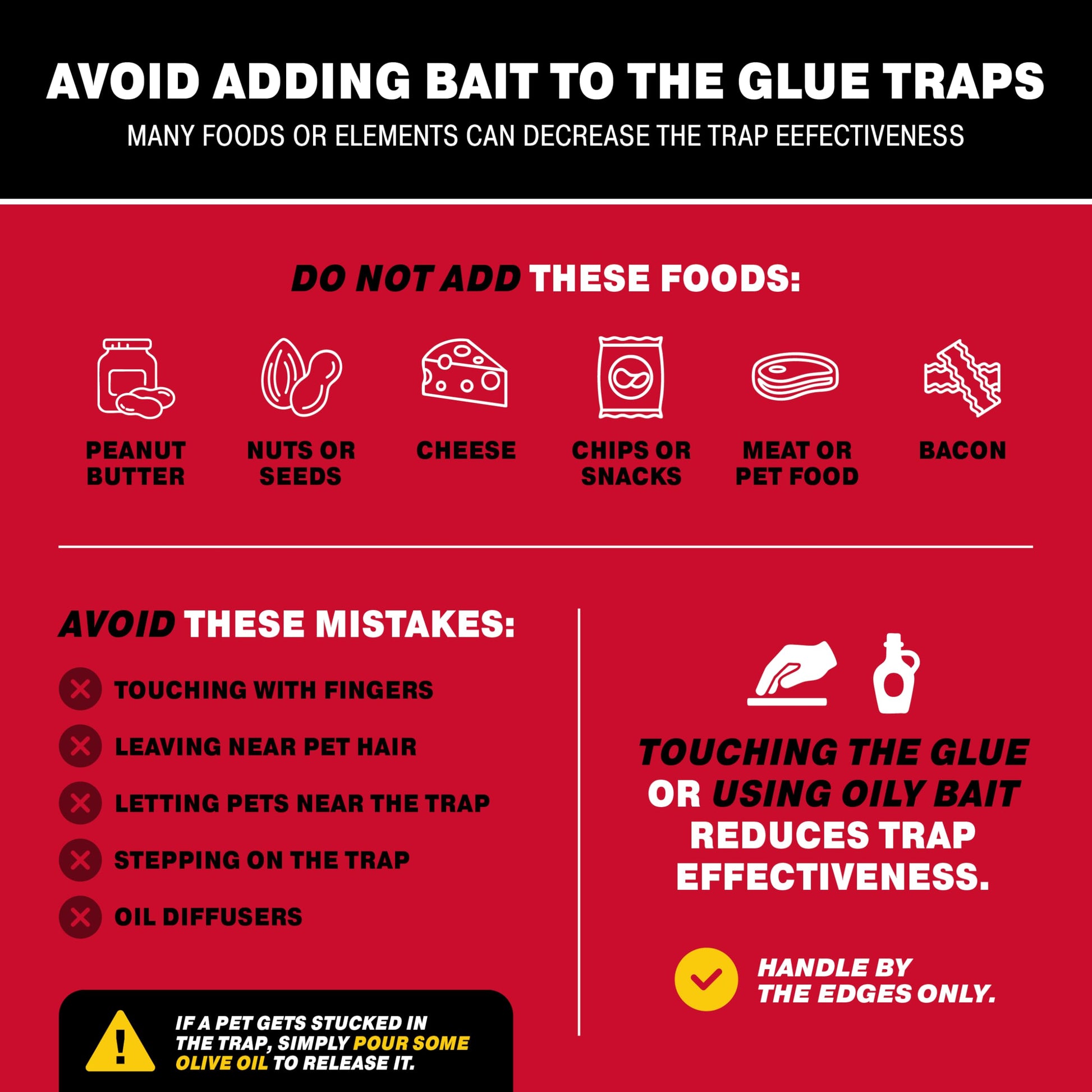 Catchmaster Max-Catch Mouse & Insect Glue Trap 36pk, Mouse Traps Indoor for Home, Sticky Pest Control Adhesive Tray for Catching Bugs, Non Toxic Bulk Pre-Baited Glue Boards