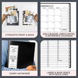 2025 Appointment Book & Planner- Ensight 8.5 x 11 inches, Large Tabbed Daily Hourly Weekly Planner, Calendar & Schedule Book 15-Minute time Slots, Business & Personal Planner Jan 2025- Dec 2025- Floral