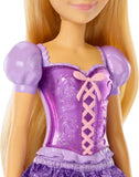 Mattel Disney Princess Toys, Rapunzel Fashion Doll, Sparkling Look with Blonde Hair, Blue Eyes & Tiara Accessory, Inspired by the Movie Tangled