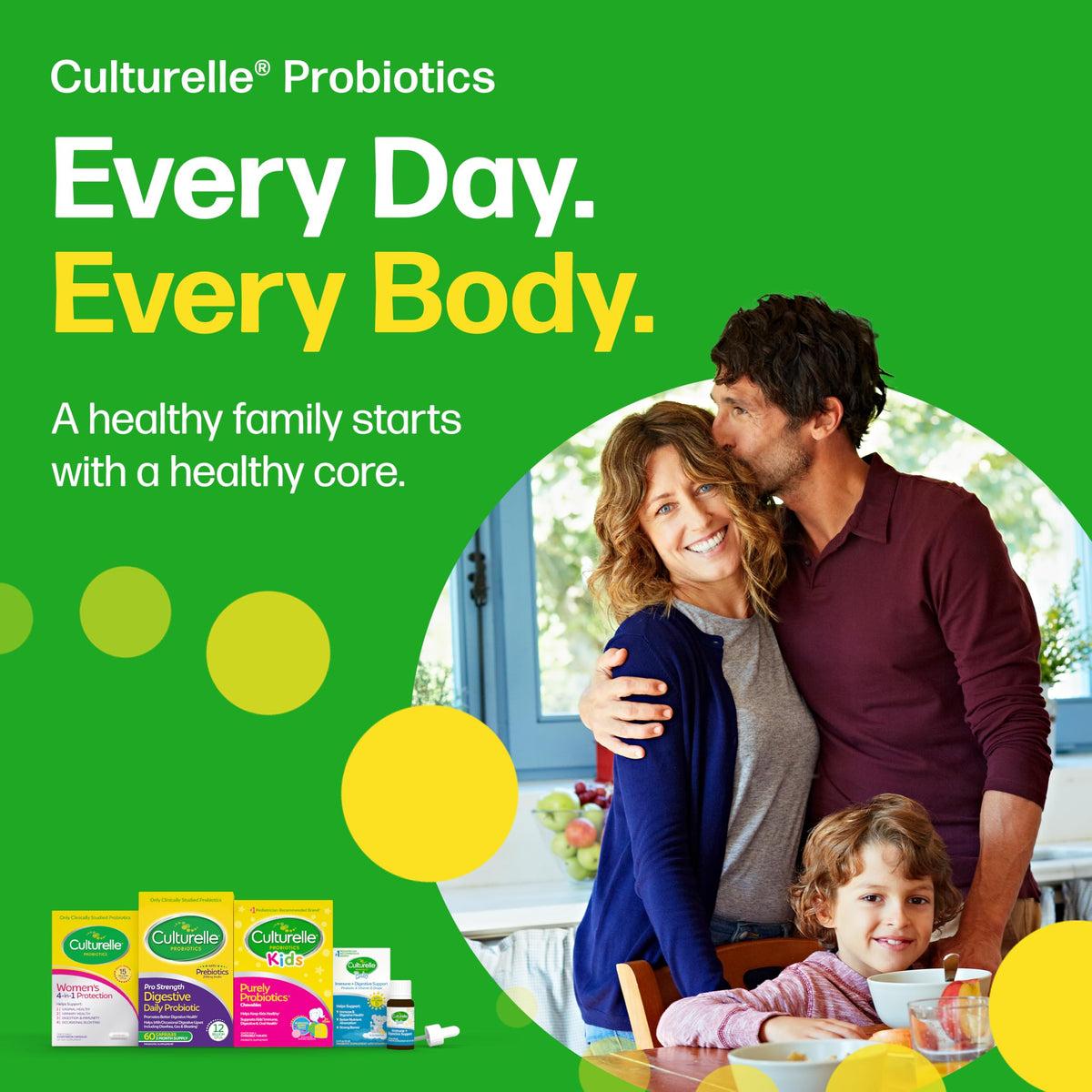 Culturelle Täglicher Probiotika für Kinder + Veggie-Ballaststoff-Gummis (ab 3 Jahren) – 60 Stück – Verdauungsgesundheit & Immununterstützung – Beerengeschmack mit Vitamin-C-Kick