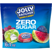 JOLLY RANCHER Zero Sugar Assorted Fruit Flavored Hard Candy Bag, 6.1 oz
