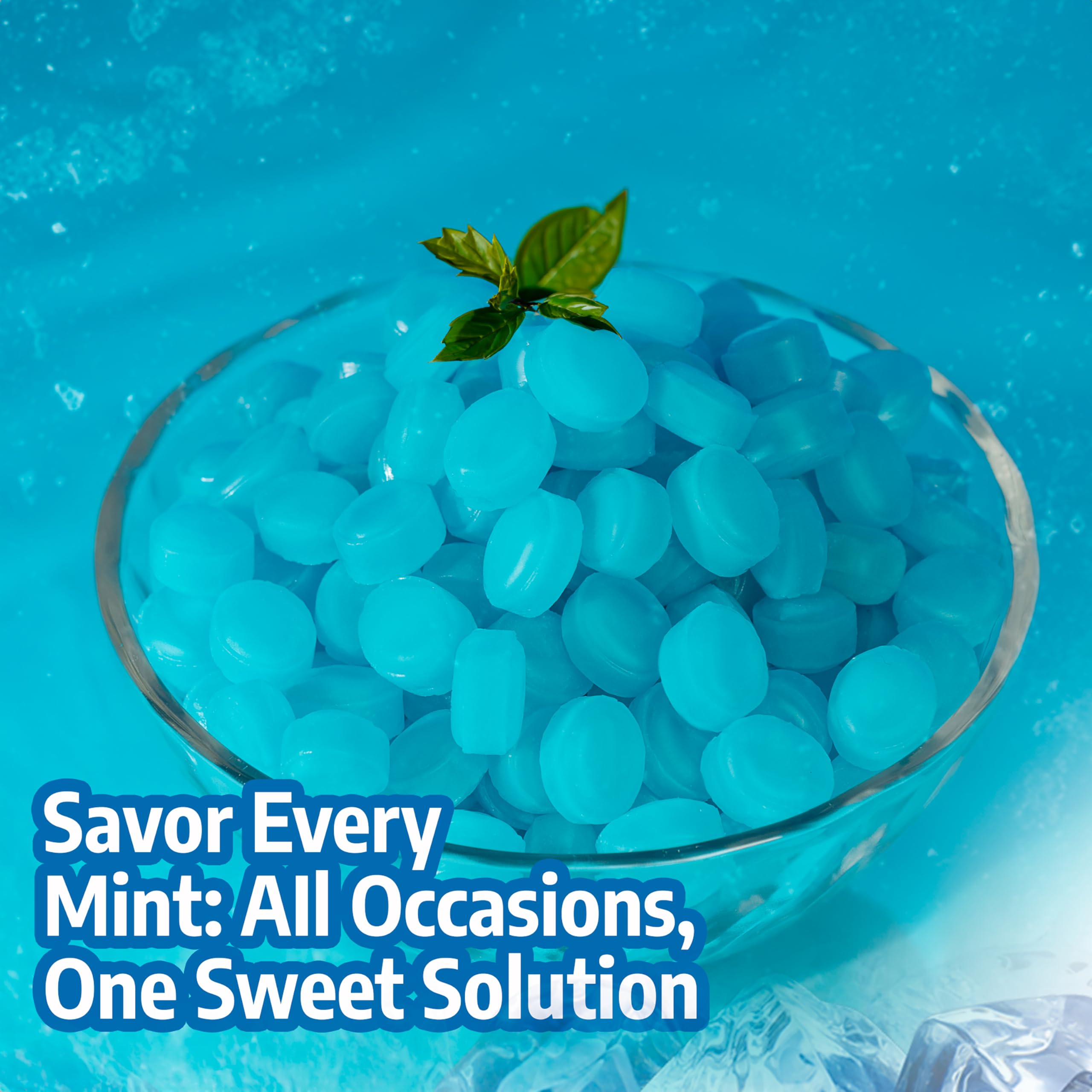 Colombina Delicate Mint Drops, Individually Wrapped Breath Saver Mini Mints, 2.2lbs (Pack of 1)