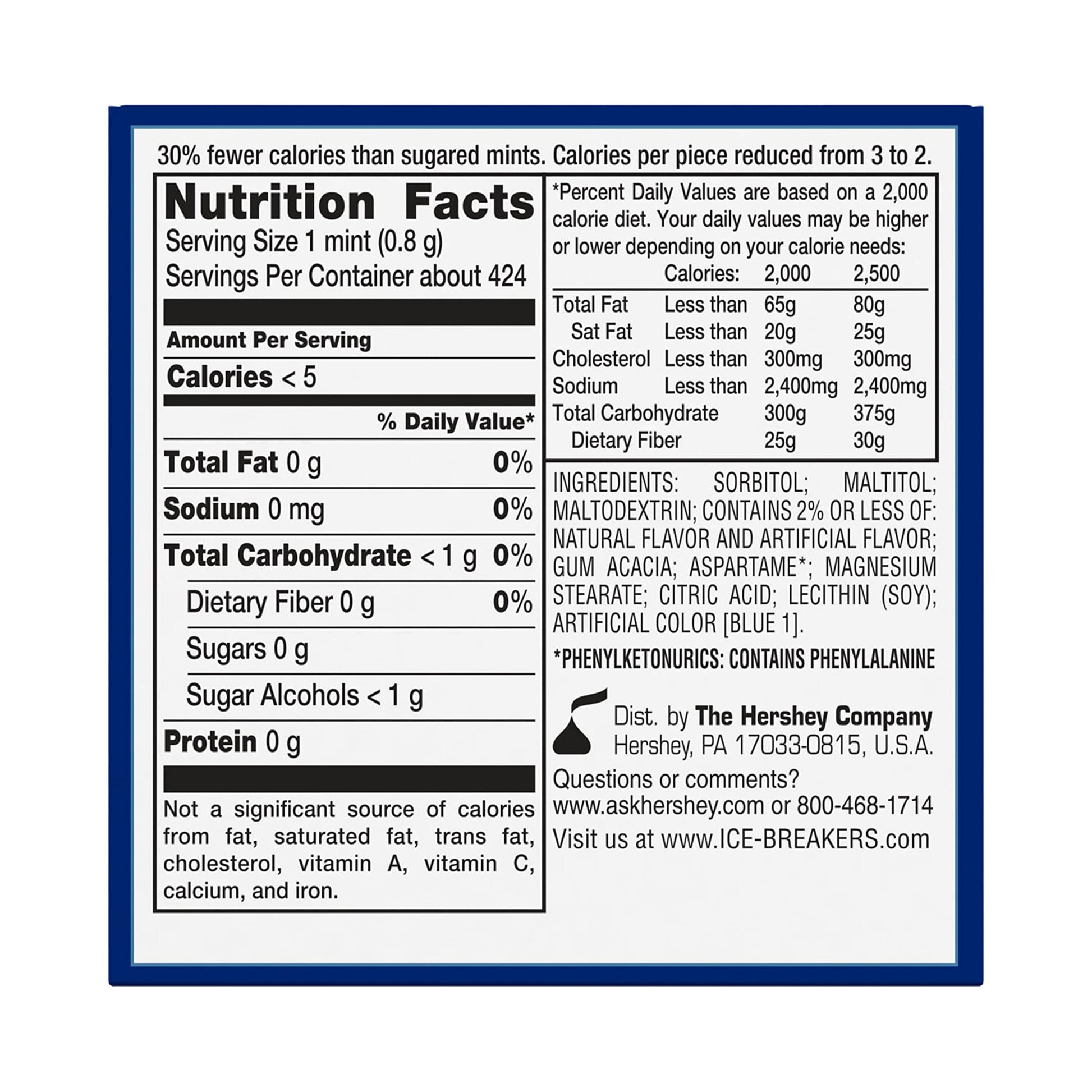 ICE BREAKERS Coolmint Sugar Free Mints Tins, 1.5 oz (8 Count)