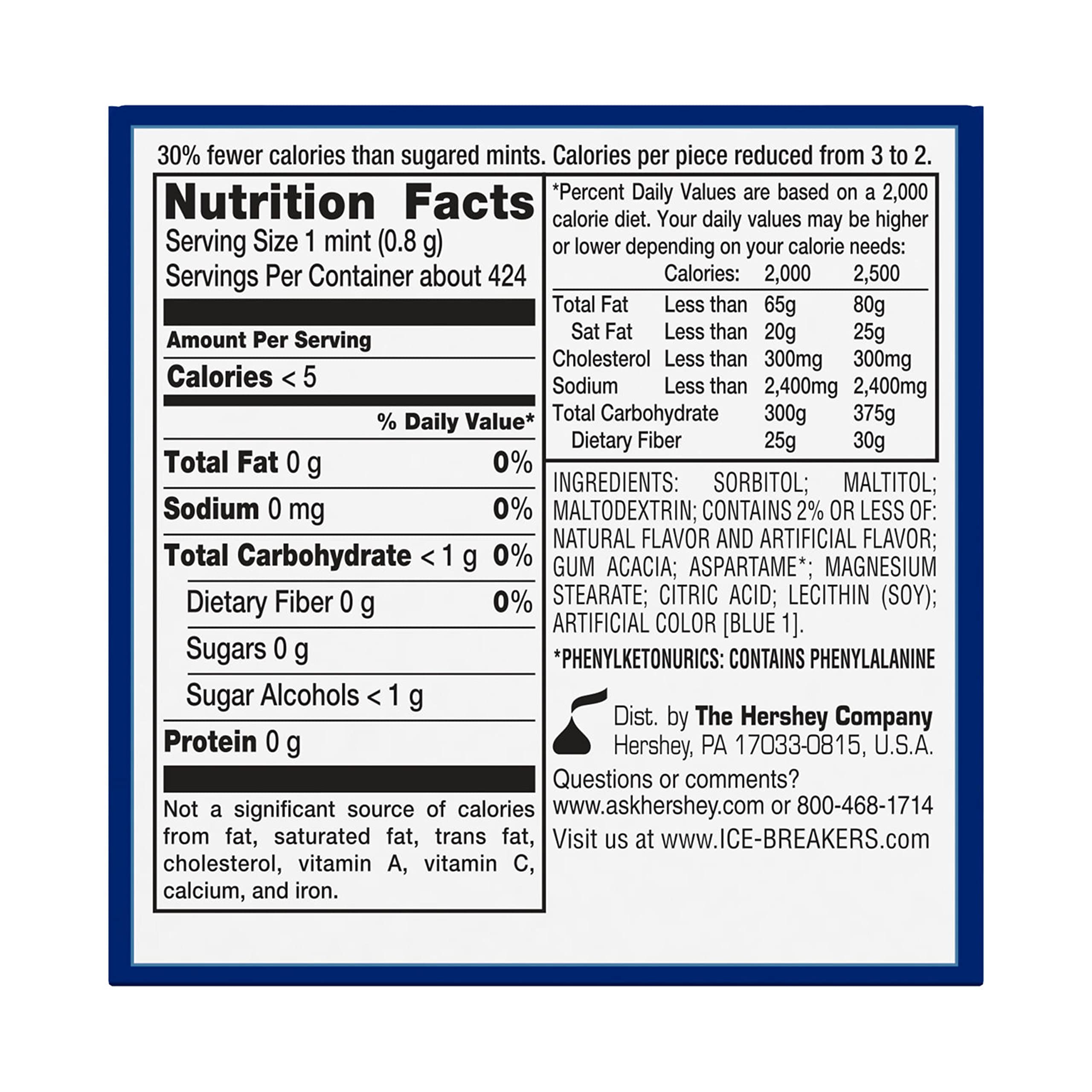 ICE BREAKERS Coolmint Sugar Free Mints Tins, 1.5 oz (8 Count)