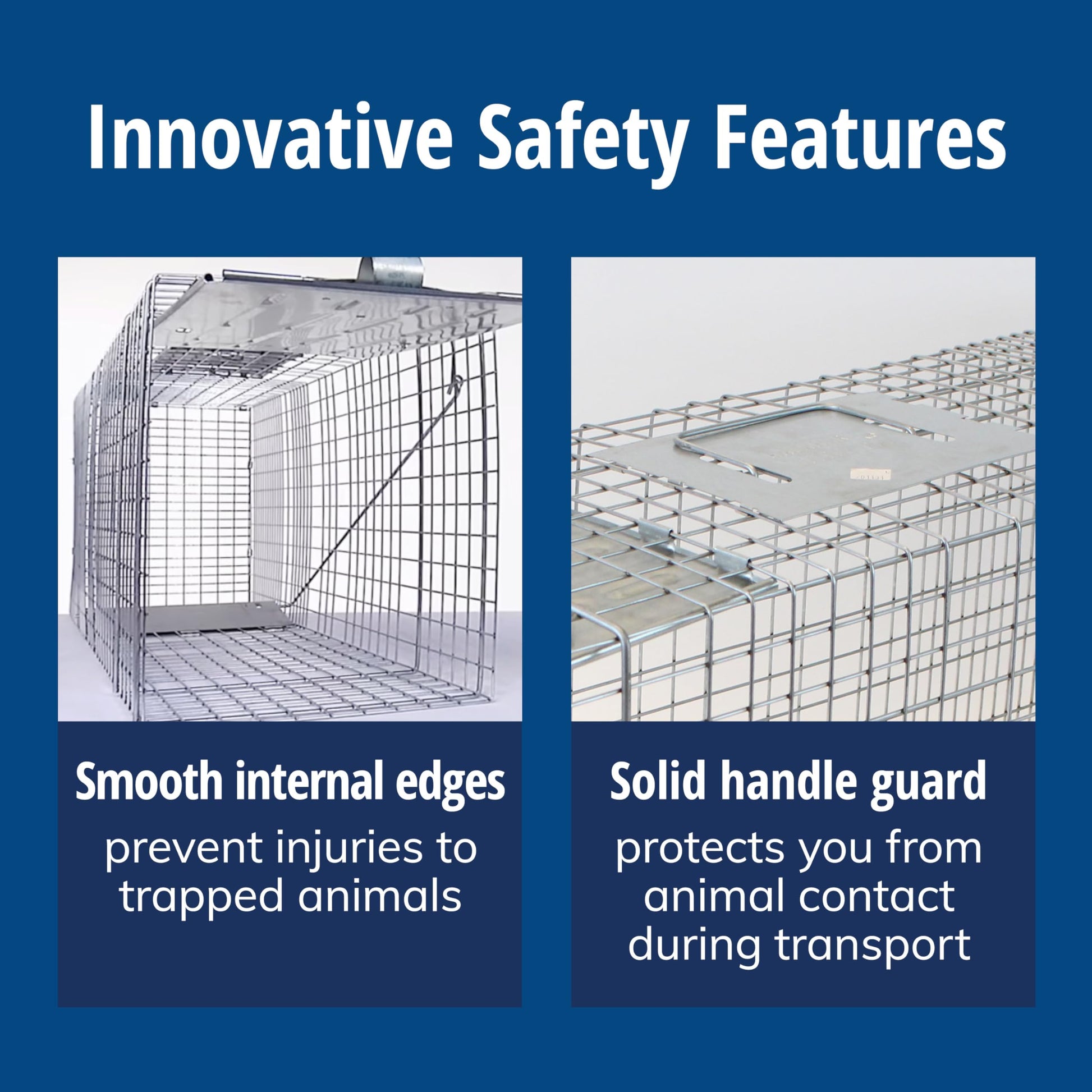 HAVAHART 1079SR Large 1-Door Humane Catch and Release Live Animal Trap Cage - Live Raccoon Trap, for Bobcats, Beavers, Dogs, & More