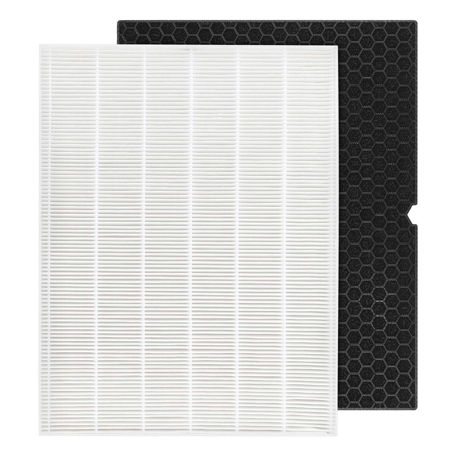 116130 HEPA Replacement Filter H 116130 for Winix 5500-2 Plasmawave Air Purifier and Models AM80 - HEPA Filter and Activated Carbon Filter Combo Pack