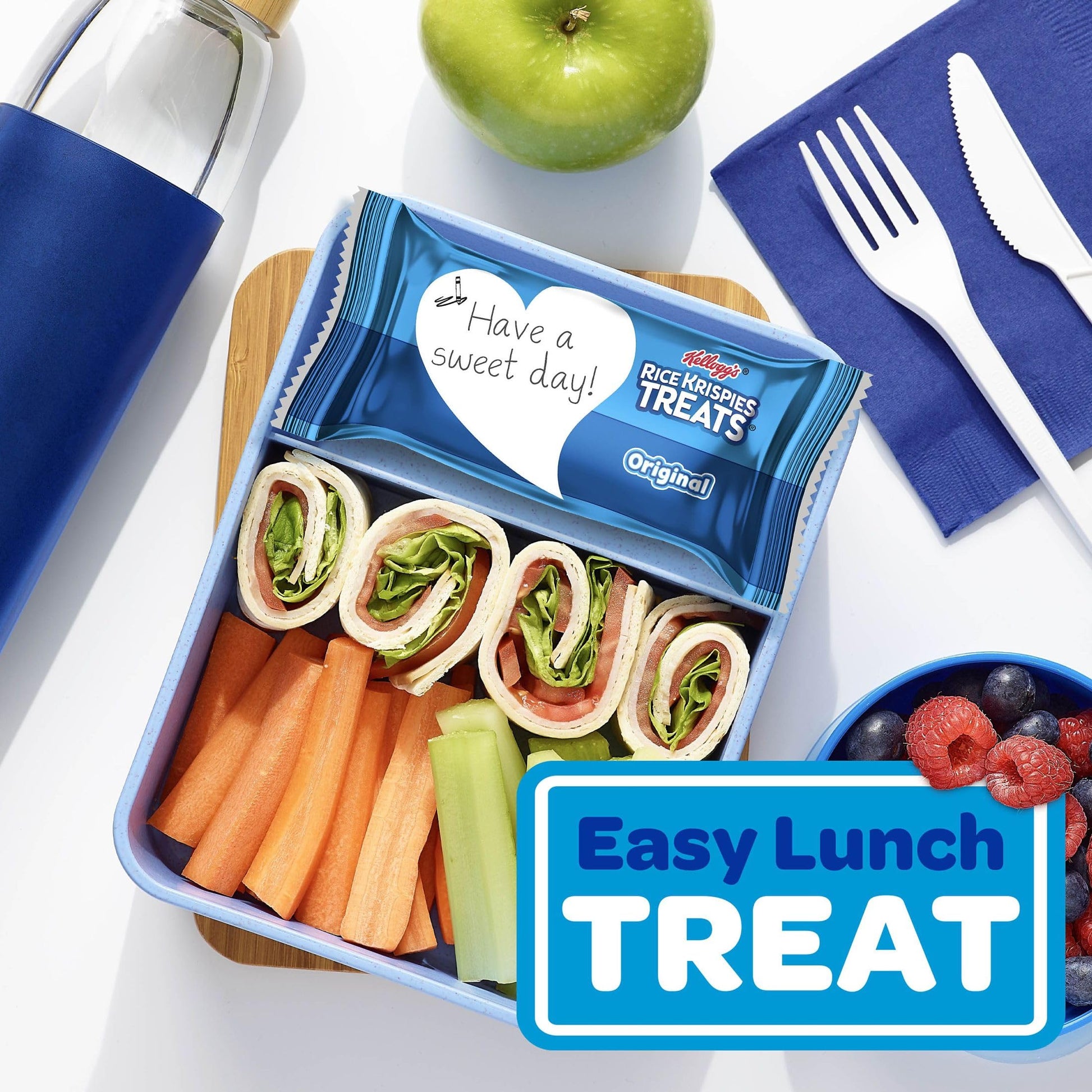 Rice Krispies Treats Crispy Marshmallow Squares, Kids Snack Box, Cereal Bars, Original (54 Count)