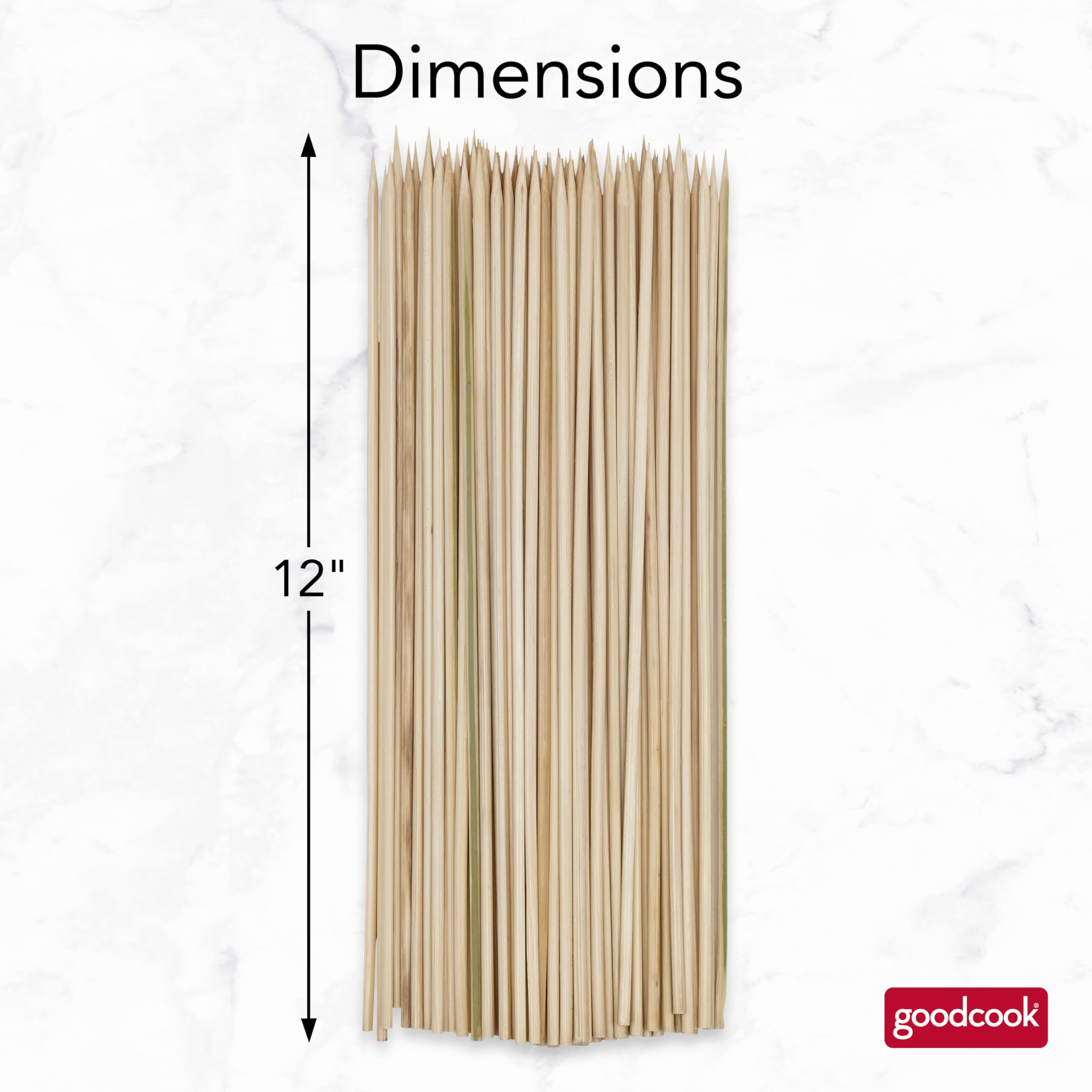 Good Cook, Skewers Bamboo 12 Inch