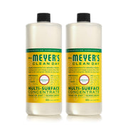 Mrs. Meyer's Multi-Surface Cleaner Concentrate, Use to Clean Floors, Tile, Counters, Honeysuckle, 32 fl. oz - Pack of 2