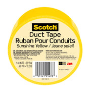 Scotch Duct Tape, 1.88 in x 20 yd, Sunshine Yellow, 1 Roll (920-YLW-C)