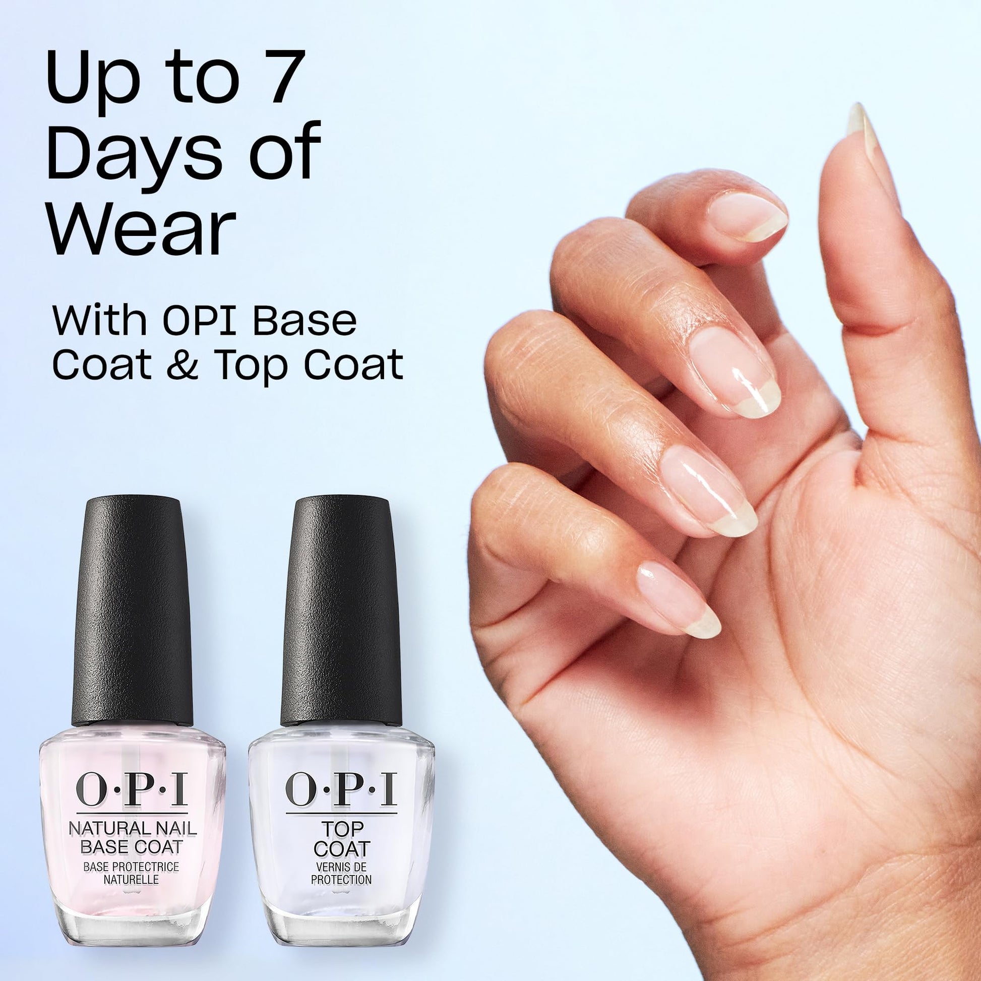 OPI Nail Lacquer, Opaque & Vibrant Crème Finish Black Nail Polish, Up to 7 Days of Wear, Chip Resistant & Fast Drying, Black Onyx, 0.5 fl oz