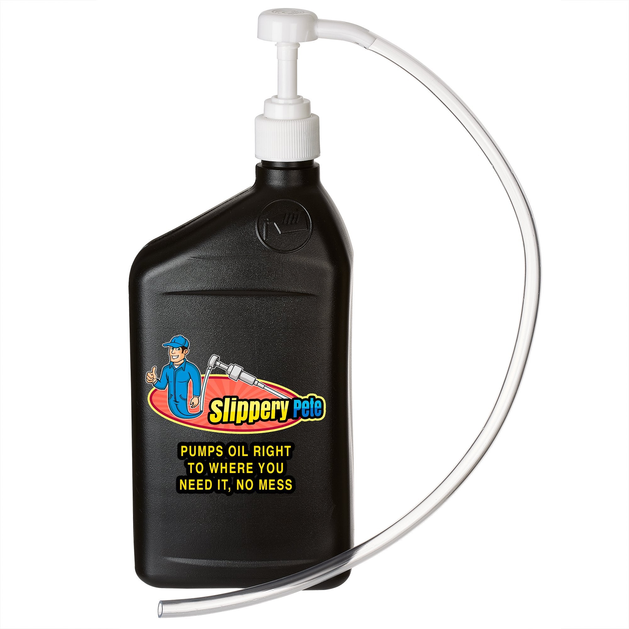 Slippery Pete 5cc Hand Pump Transfers Gear Oil, Transmission and Differential Fluids From Quart Bottles (Not for Red Line Quarts) (1)