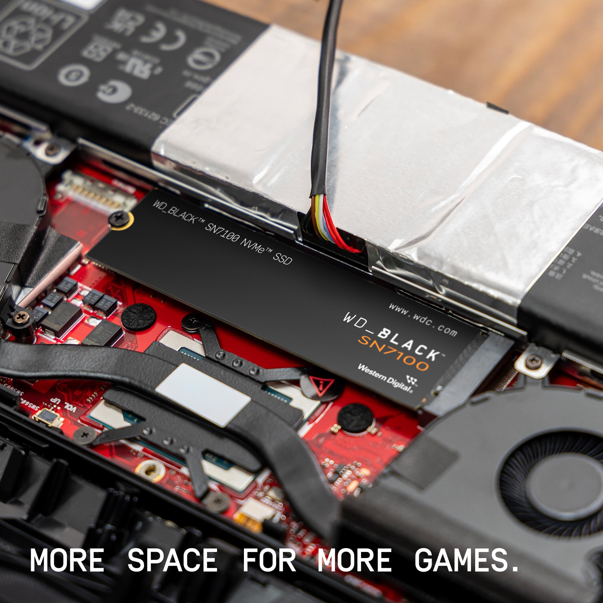 WD_BLACK 2TB SN7100 NVMe Internal Gaming SSD Solid State Drive - Gen4 PCIe, M.2 2280, Up to 7,250 MB/s - WDS200T4X0E [New Version]