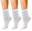 Winterlace 3 Pairs Slouch Socks for Women, Soft Extra Long Scrunch Knee High Sock, Bulk Pack