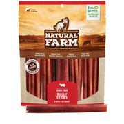 Natural Farm Odor-Free Bully Sticks (6 Inch, 20 Pack), 100% Beef Chews for Pups, Small and Medium Dogs, Non-GMO, Grain-Free, Fully Digestible, Natural Treats to Keep Your Dog Busy