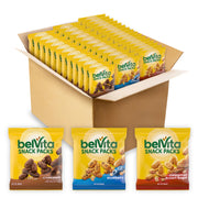 belVita Bites Breakfast Biscuits Variety Pack, 3 Flavors, School Snacks, 40 Snack Packs
