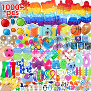 1000Pcs Party Favors for Kids, Fidget Toys Bulk, Birthday Gift Toys, Fidgets Stocking Stuffers, Treasure Box Birthday Party, Goodie Bag Stuffers, Carnival Prizes, Pinata Stuffers, Classroom Prizes