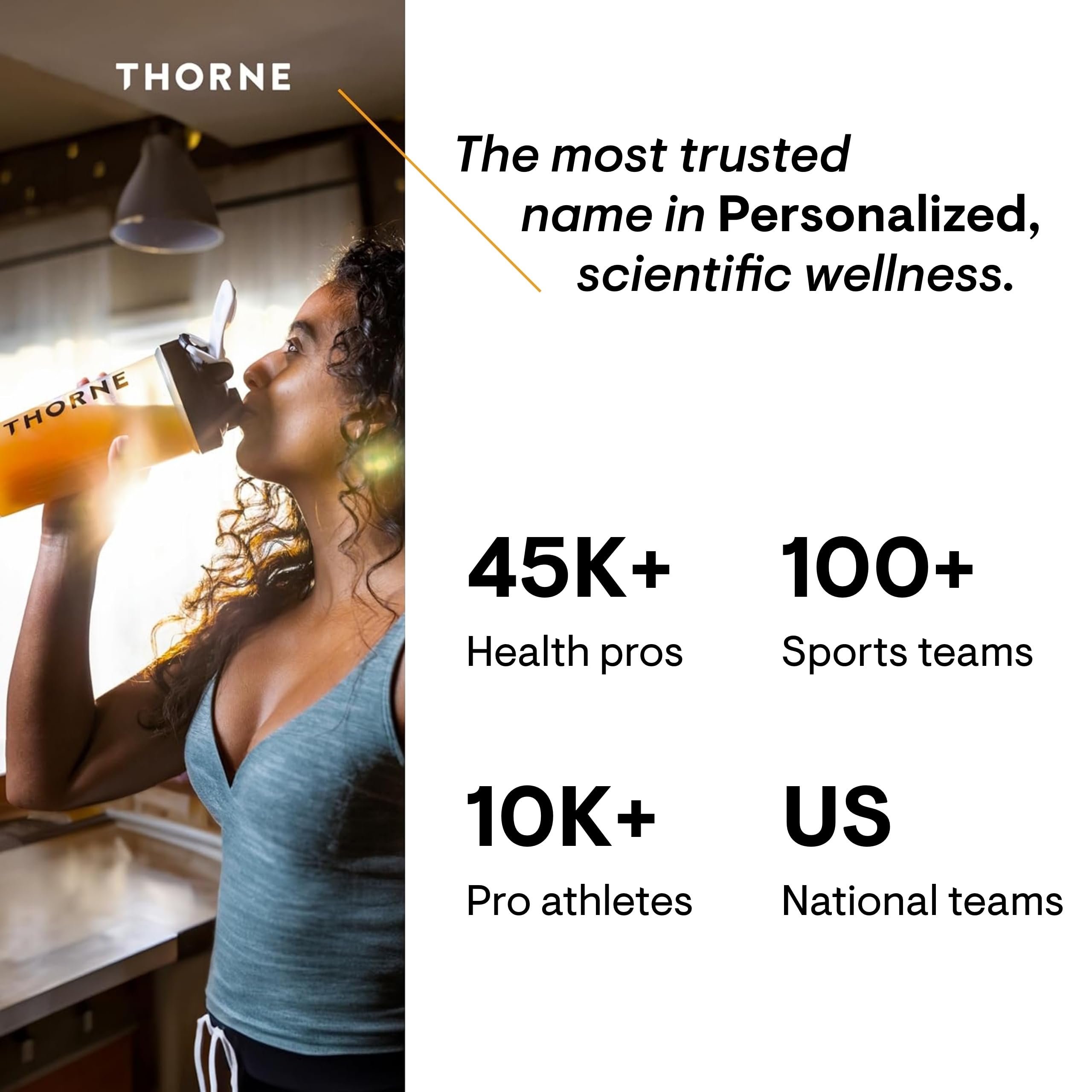 THORNE - Iron Bisglycinate - 25 mg Iron Supplement for Enhanced Absorption Without Gastrointestinal Side Effects* - NSF Certified for Sport - Gluten-Free - 60 Capsules
