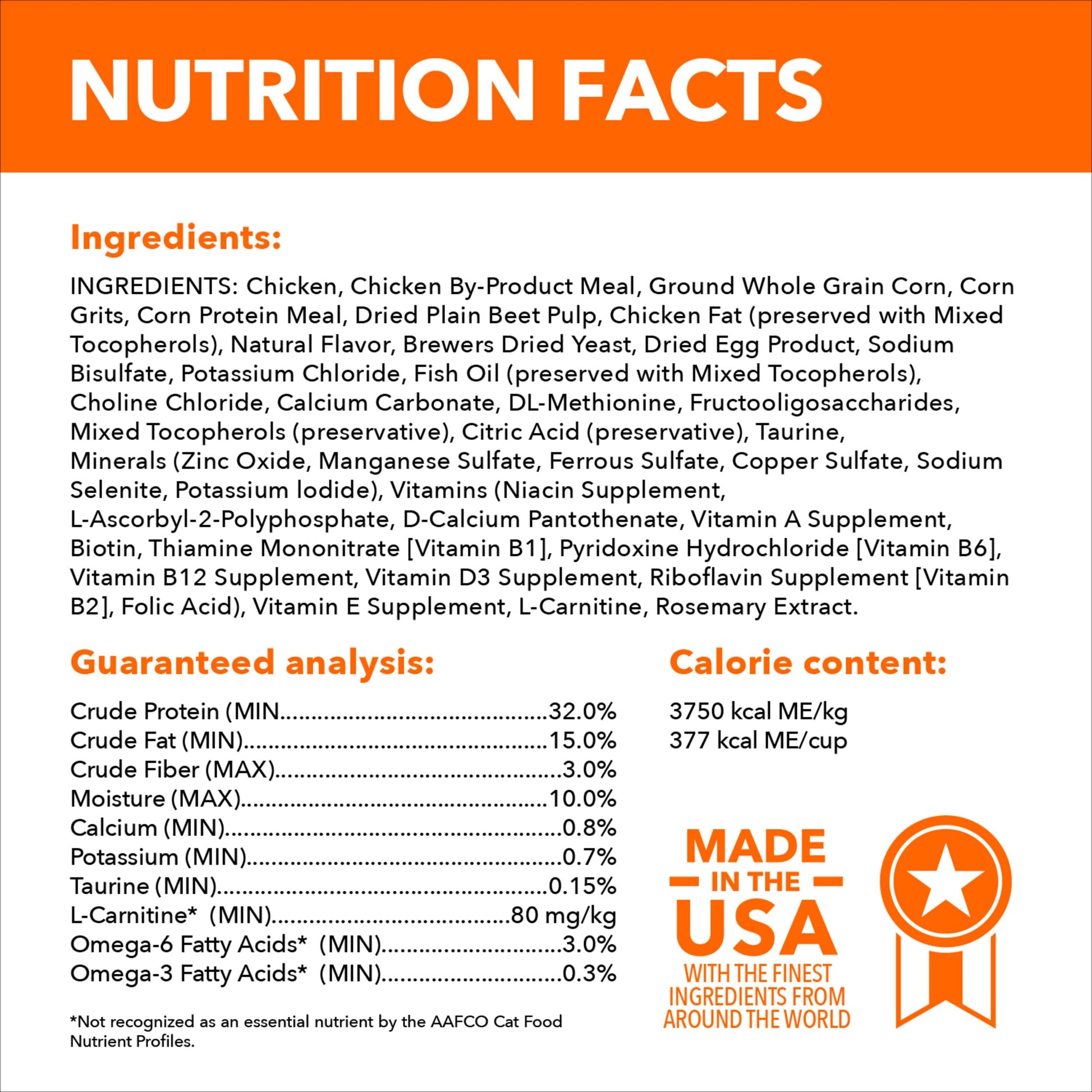 IAMS Proactive Health Adult Healthy Dry Cat Food with Chicken, 7 lb. Bag