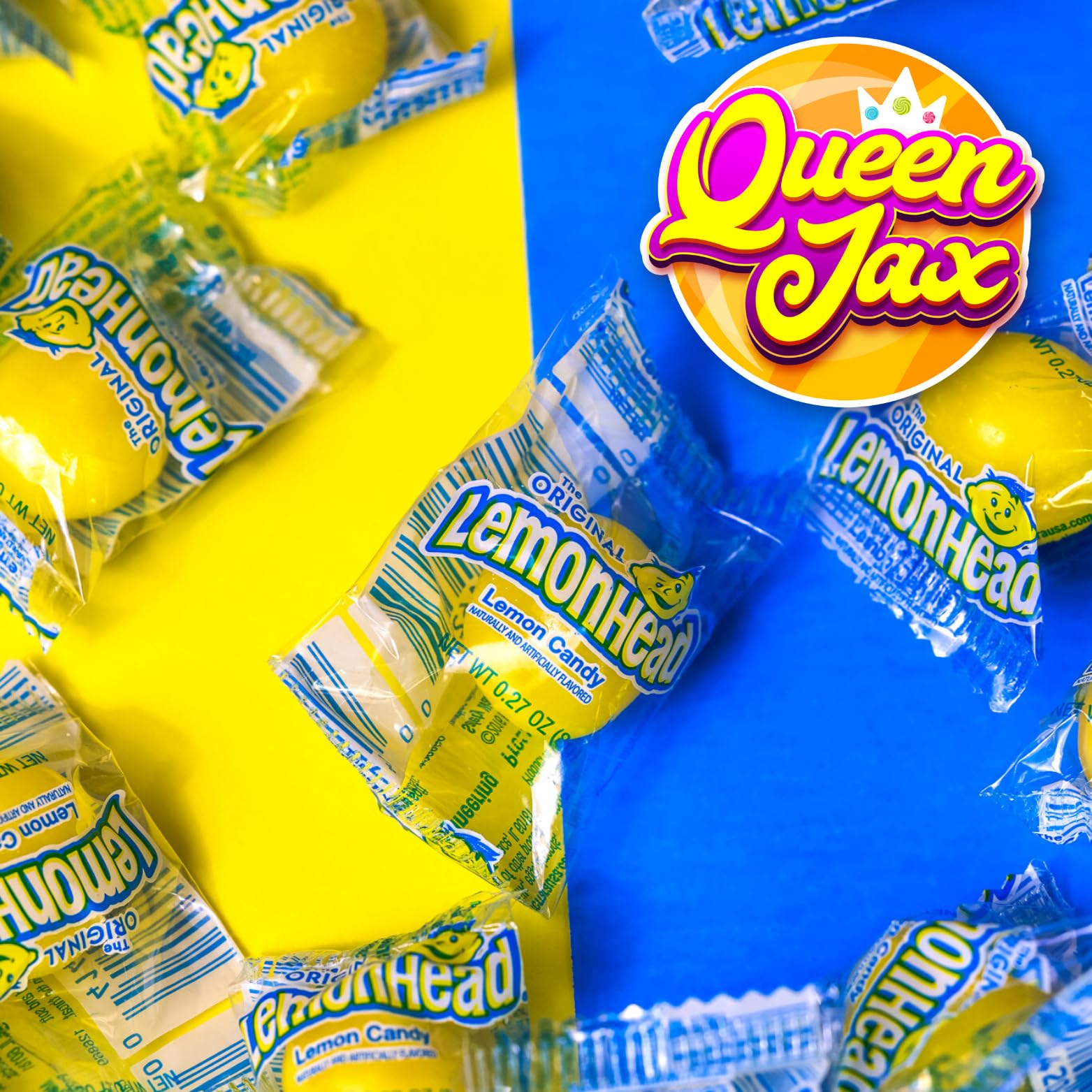 Lemonheads Candy - Lemon Candy - 1 LB Bag - Lemon Heads - Lemon Heads Large Bulk Candy - Lemonhead Candy Bulk - Lemon Hard Candy - Lemonhead Candy - Lemon Head Hard Candy